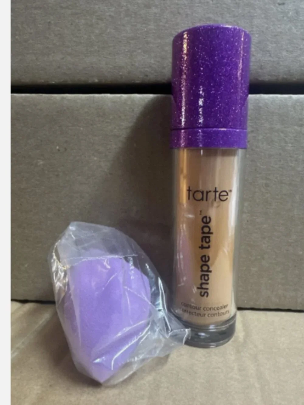 tarte Super-Size Shape Tape Concealer with Sponge 0.67-fl oz- 35N Medium-A591293